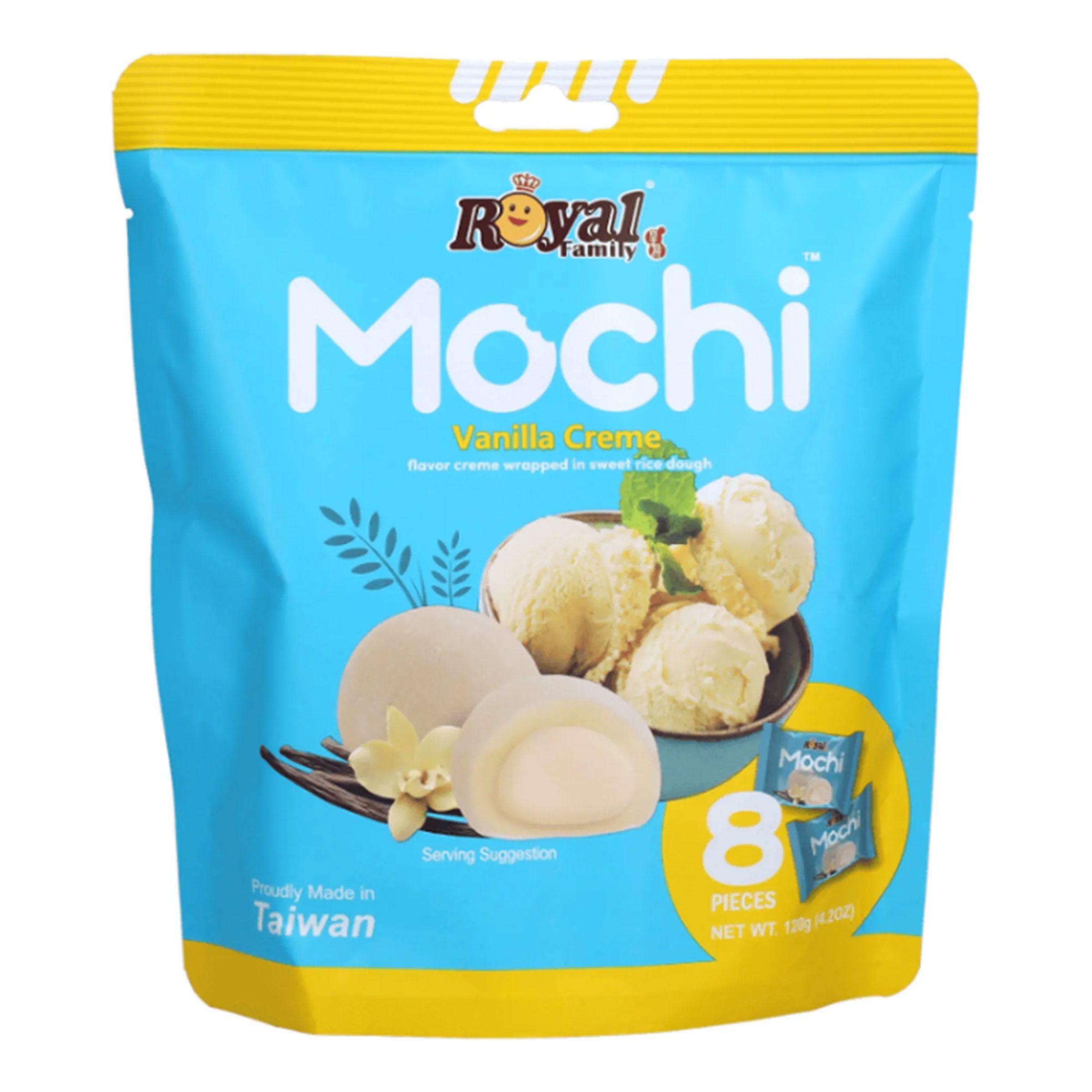 Royal Family Mochi Vanilla Creme - 120 gram