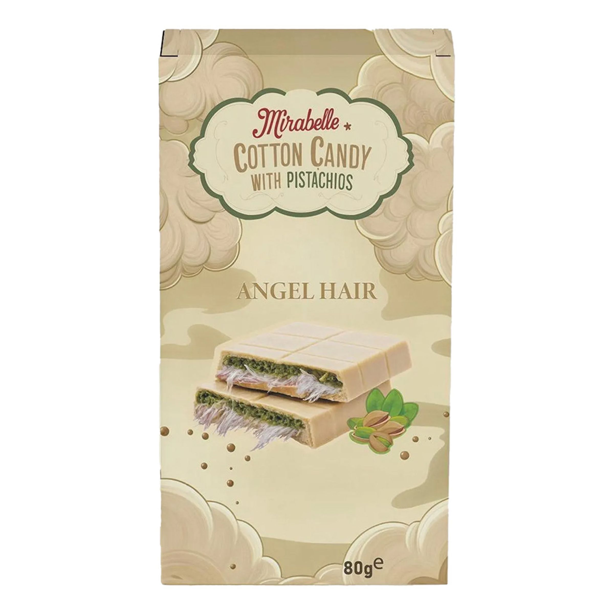 Mirabelle Cotton Candy Dubai White Chocolate - 80 gram