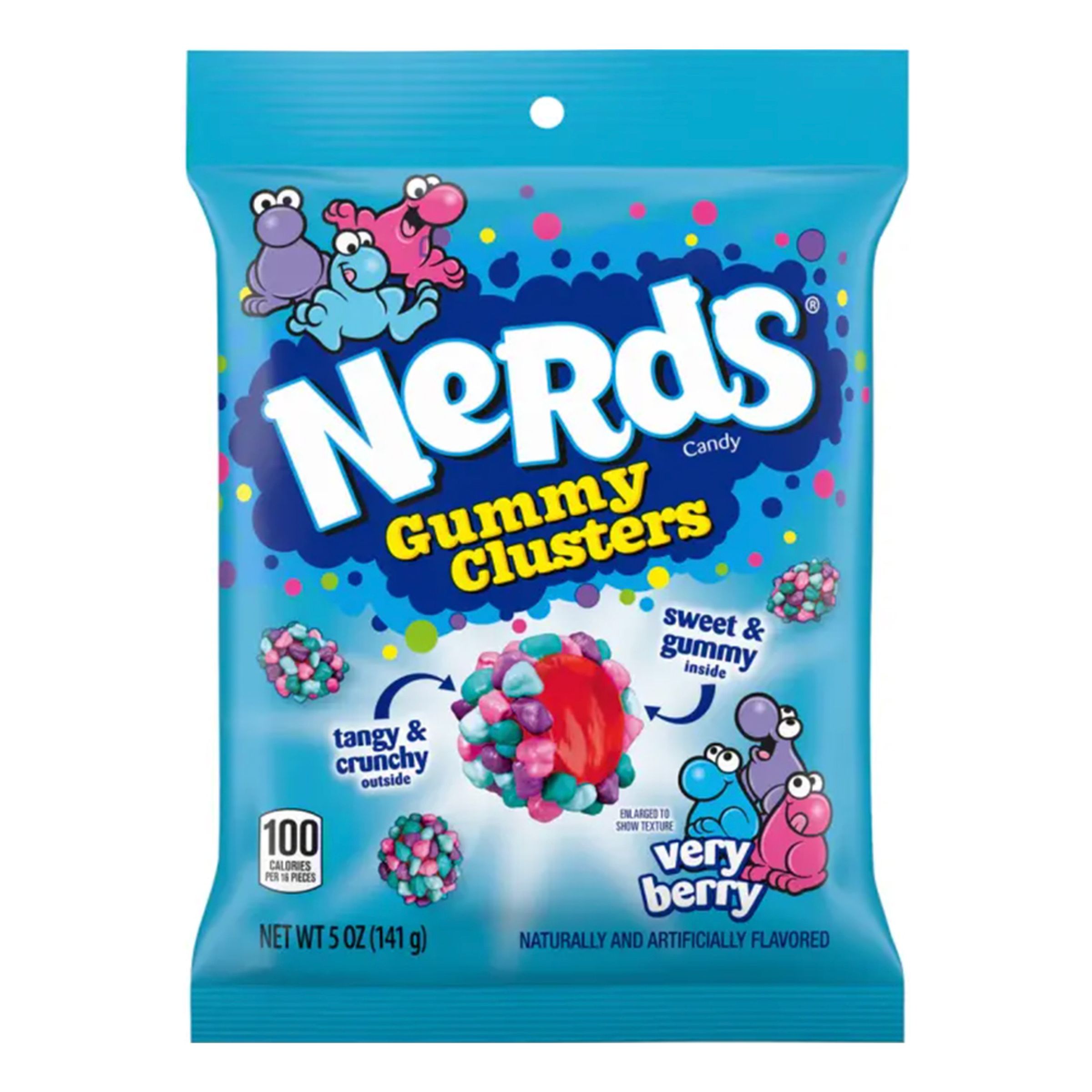 Nerds Gummy Clusters Very Berry - 113 gram