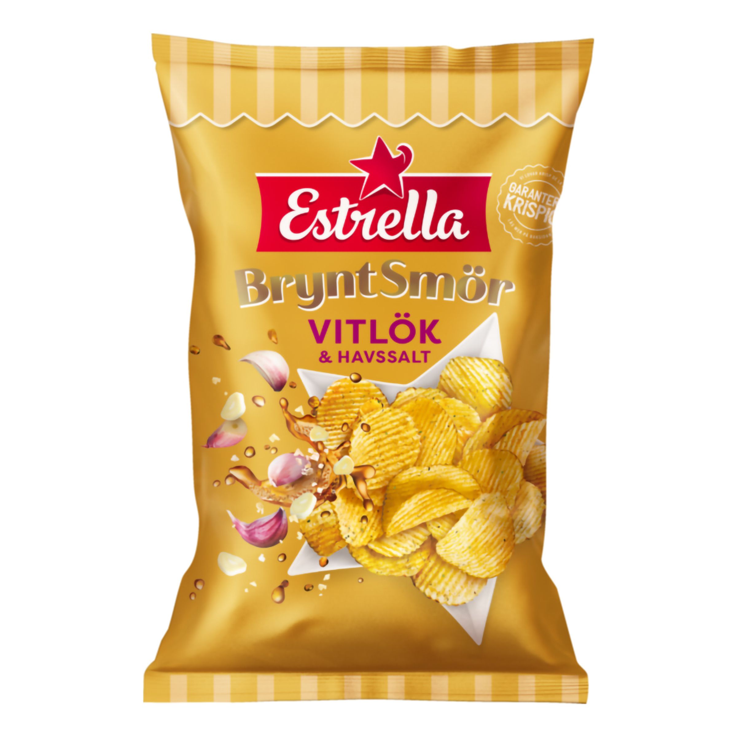 Estrella Brynt Smör Vitlök & Havssalt - 175 gram