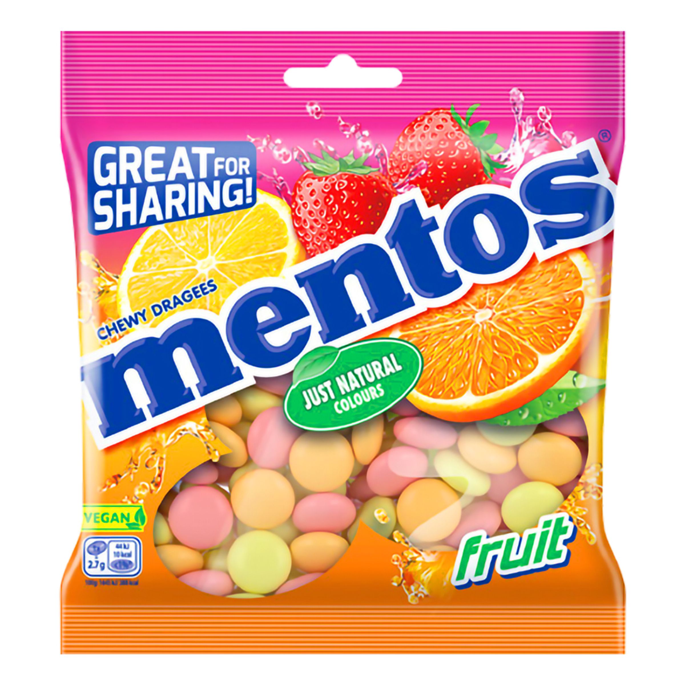 Mentos Fruit Bag - 150 gram