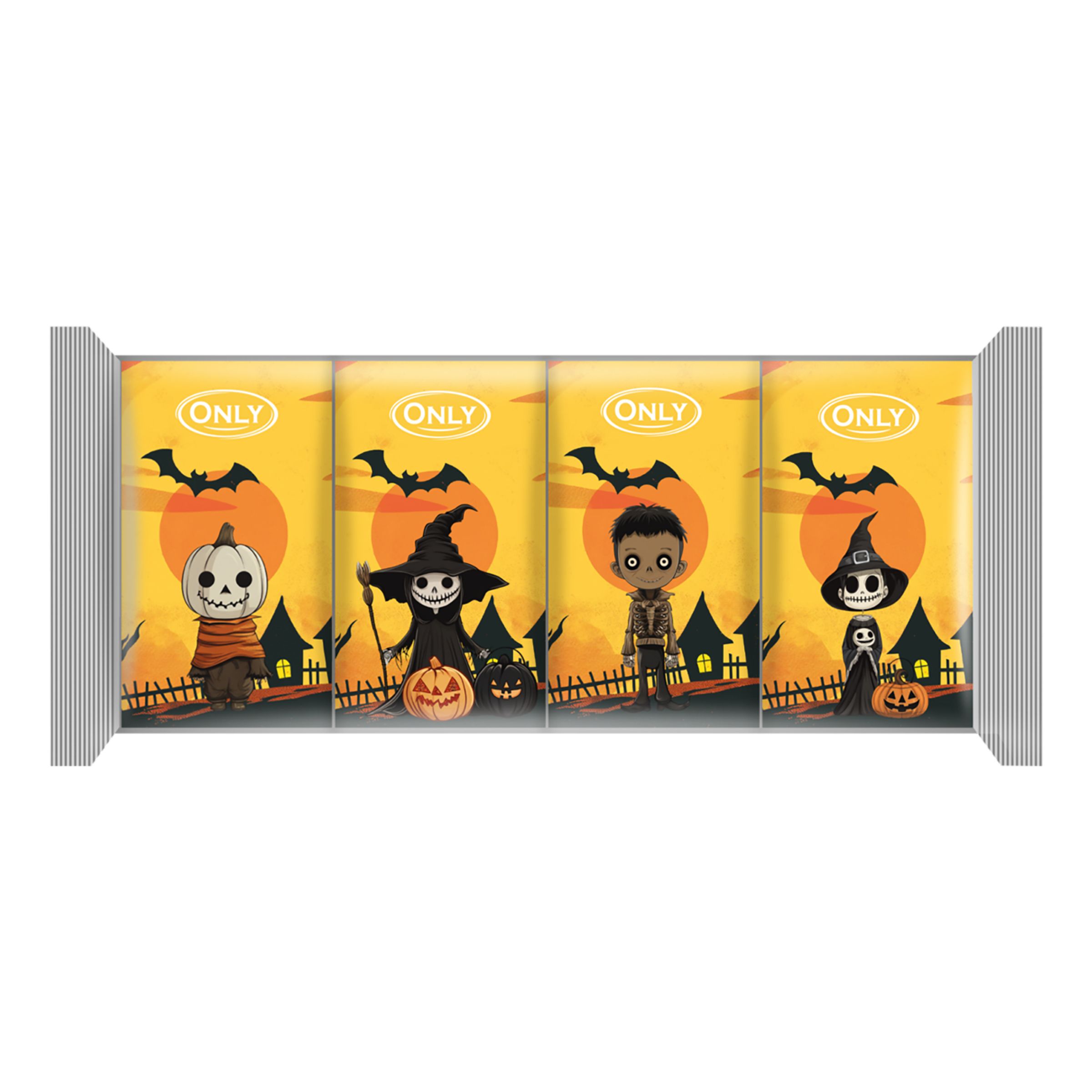 Mjölkchoklad Halloween - 4-pack