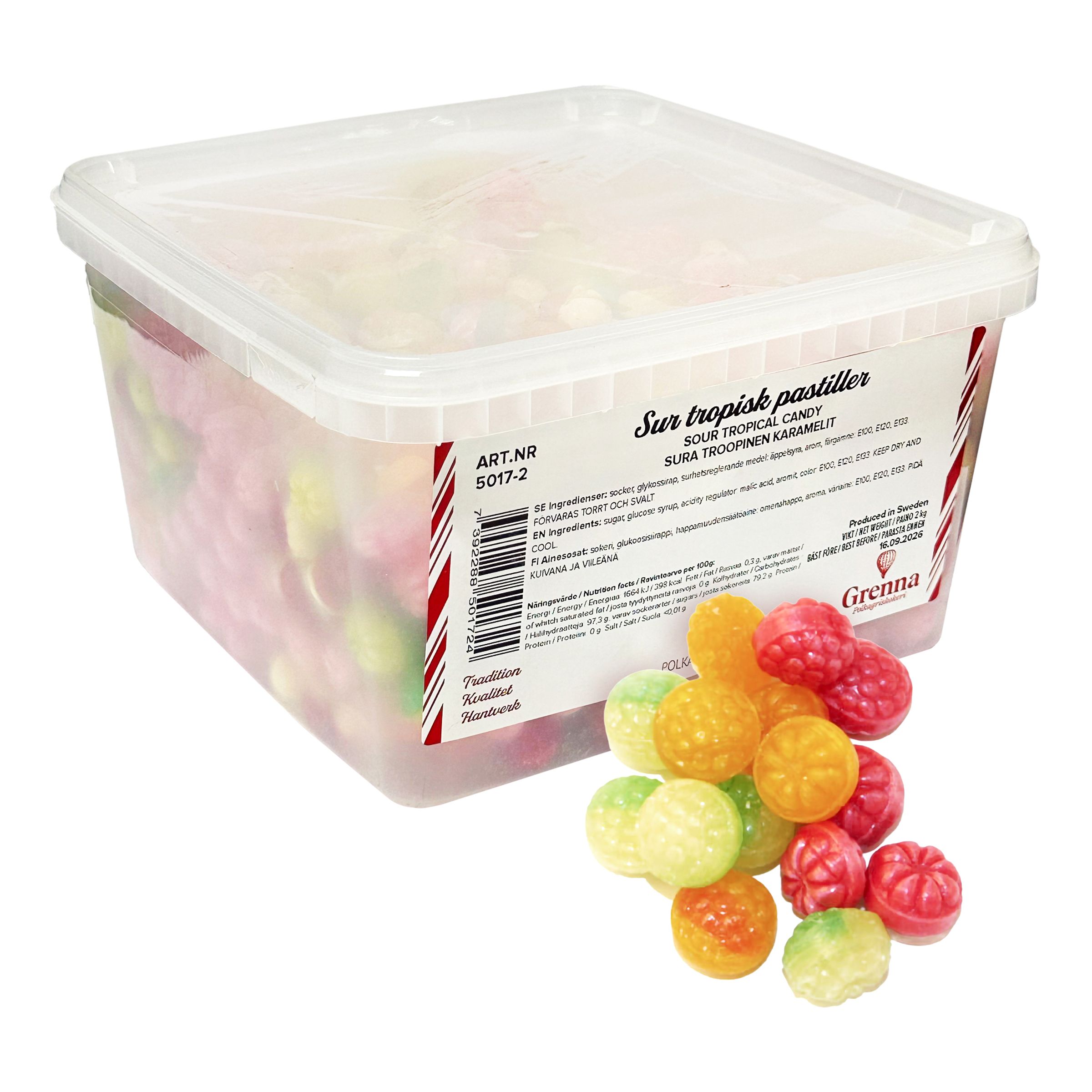 Sur Tropisk Blandning Storpack - 2 kg
