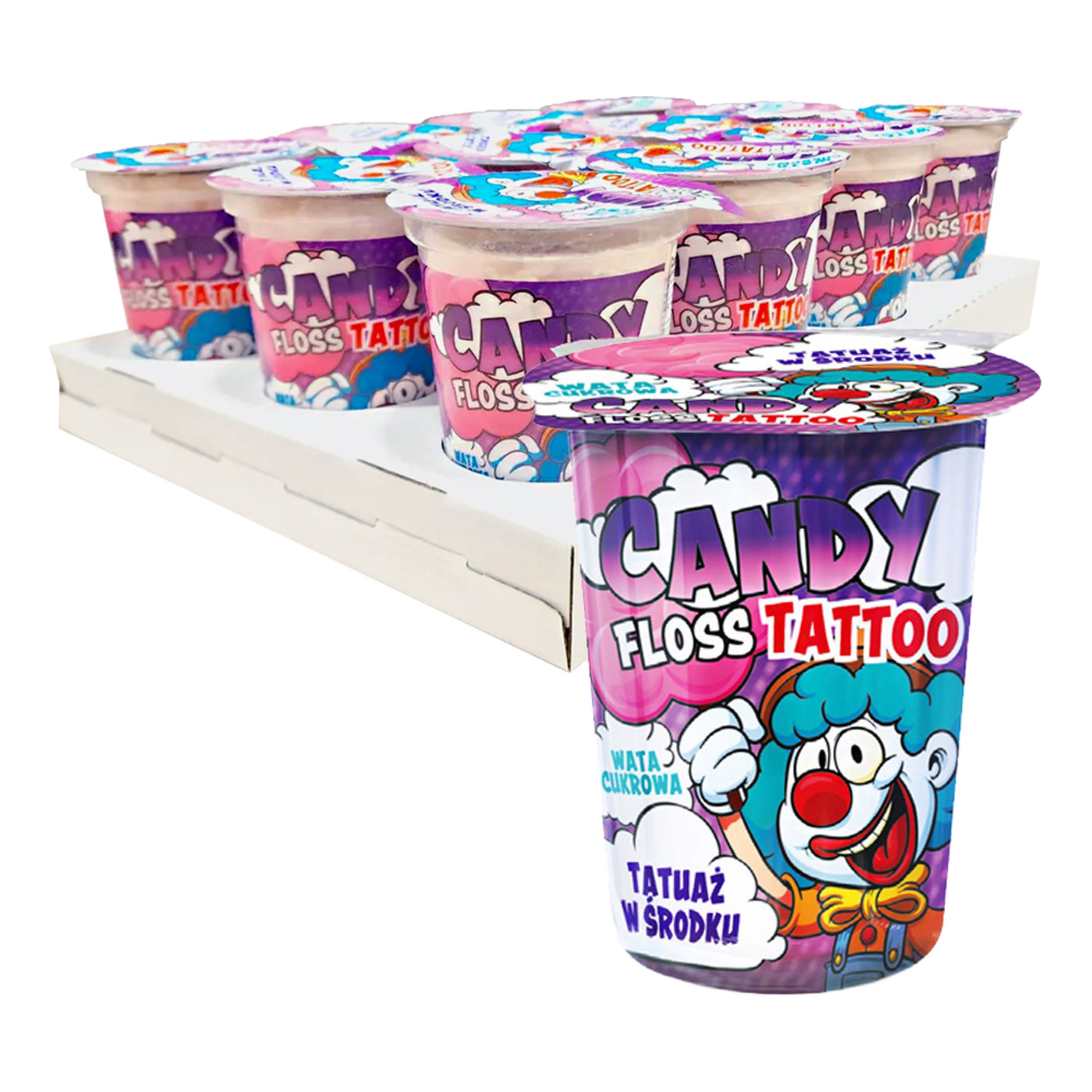 Cotton Candy Tattoo Storpack - 12-pack