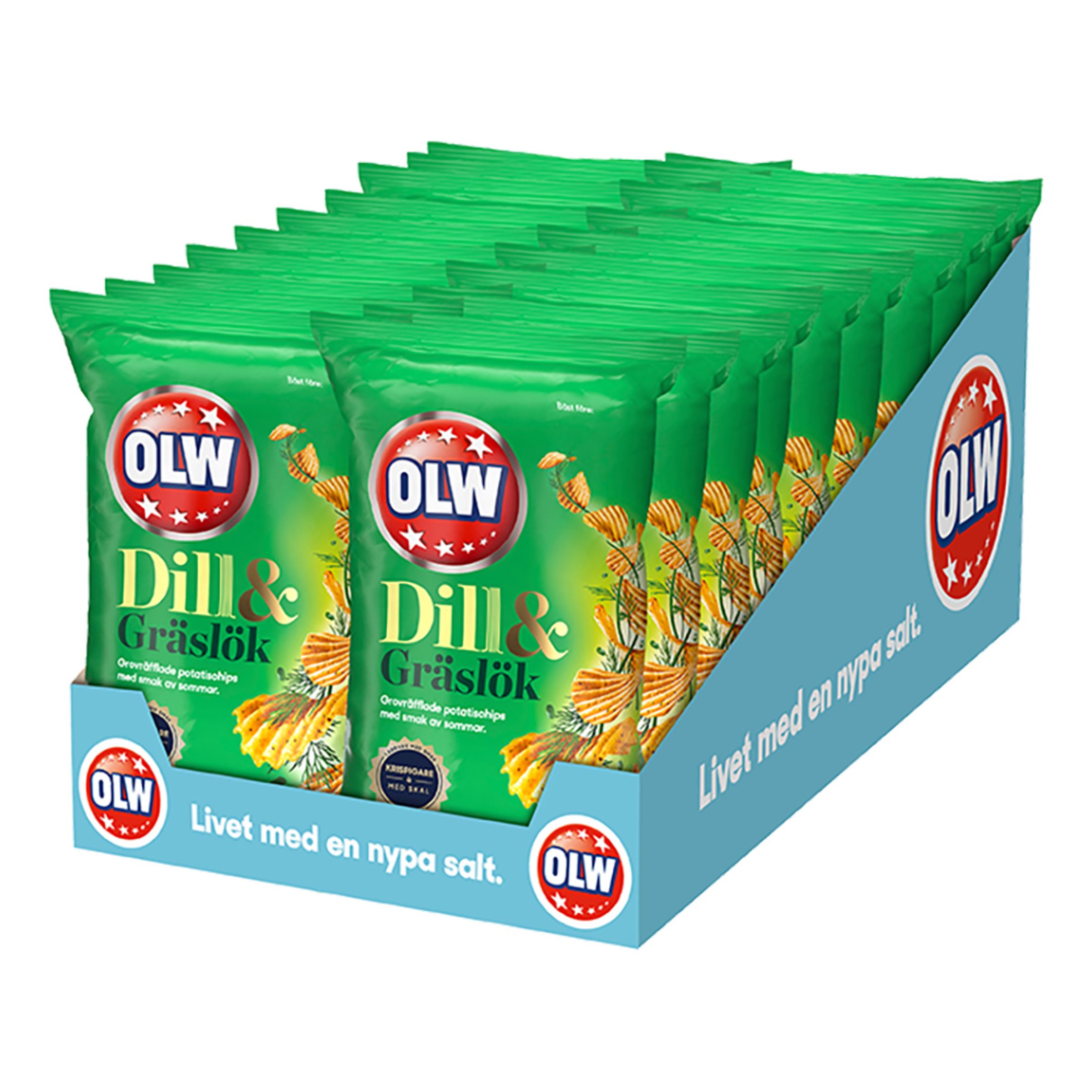 OLW Dill & Gräslök Mini Storpack - 20-pack