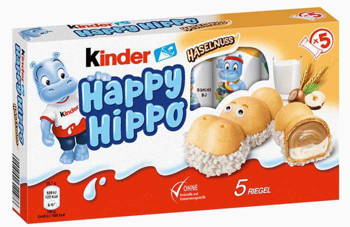 Kinder Happy Hippo Hazelnut 5-Pack