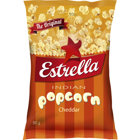 Estrella Popcorn Indian Cheddar 80g