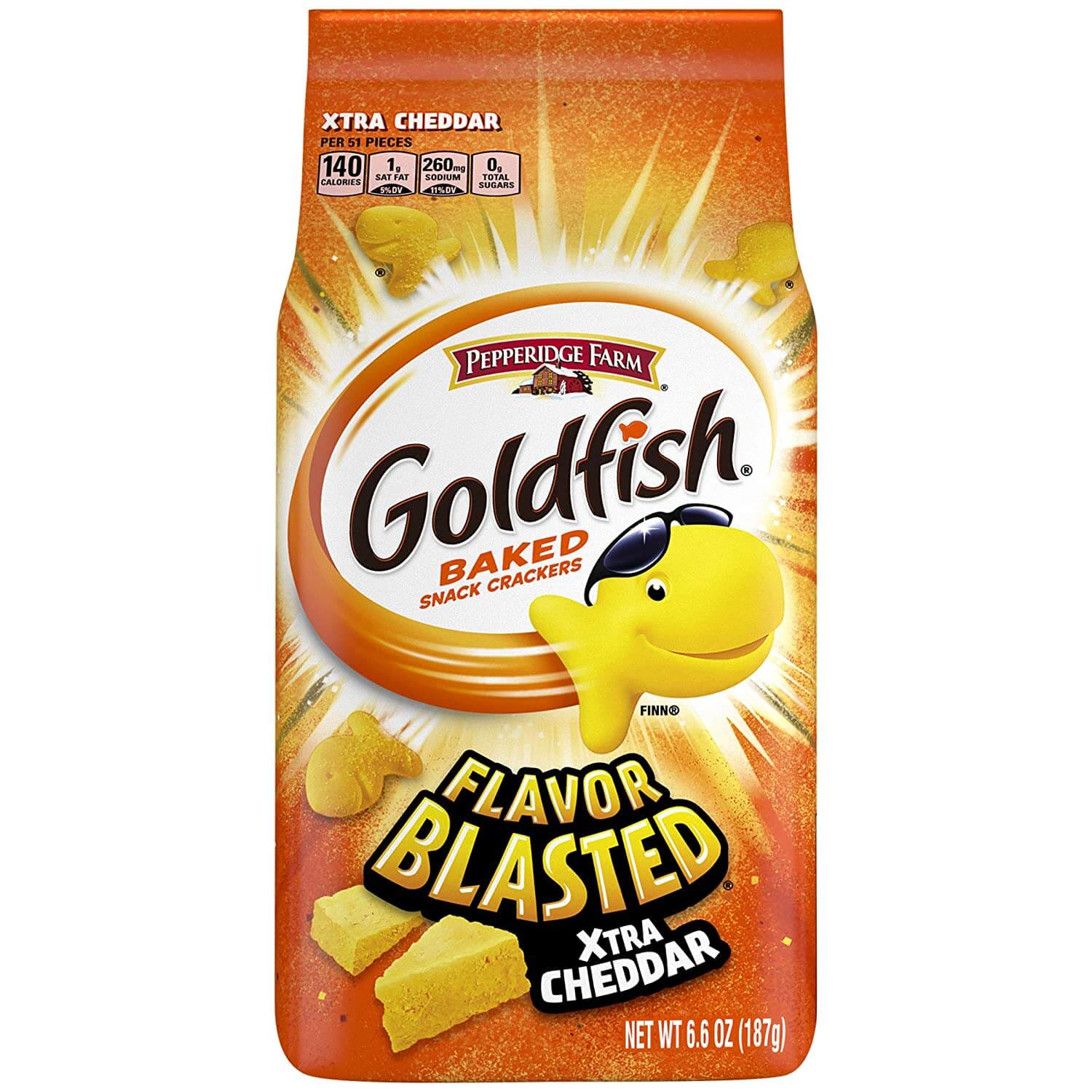 Goldfish Flavor Blasted Xtra Cheddar 187g
