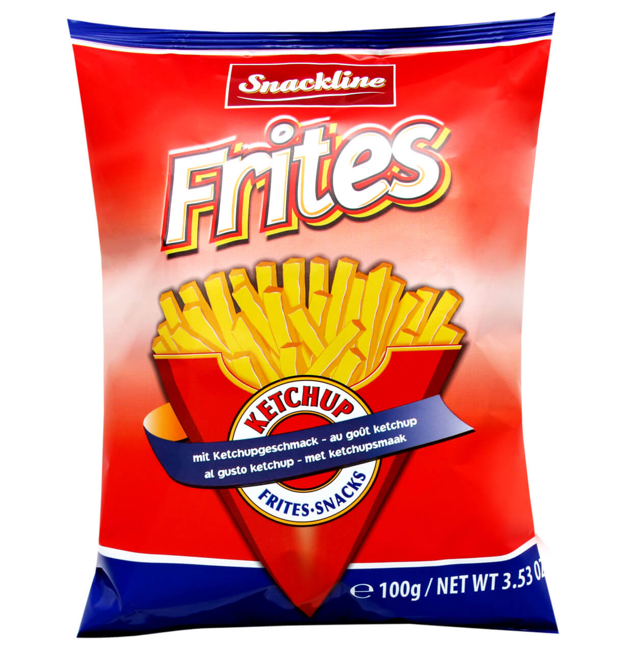 Snackline Frites-Snacks With Ketchup Flavor 100g