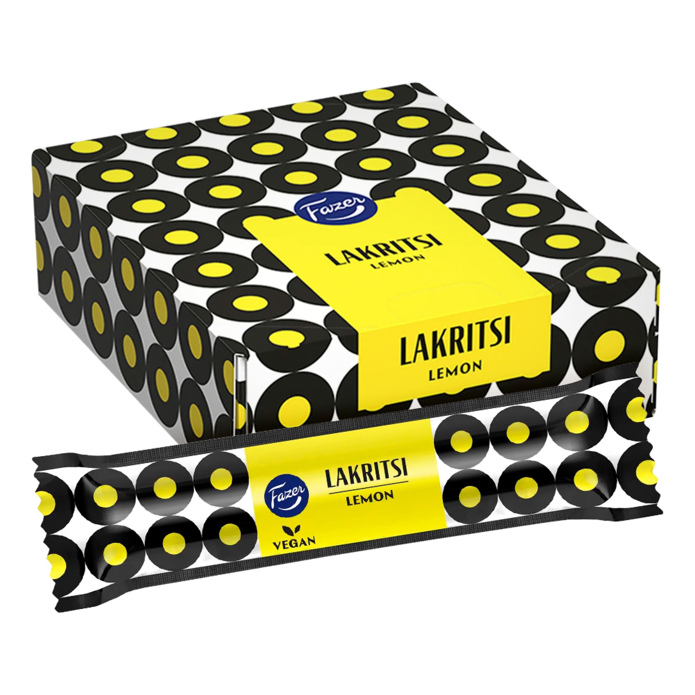 Fazer Lakritsi Lemon Stång Storpack - 30 x 20 g