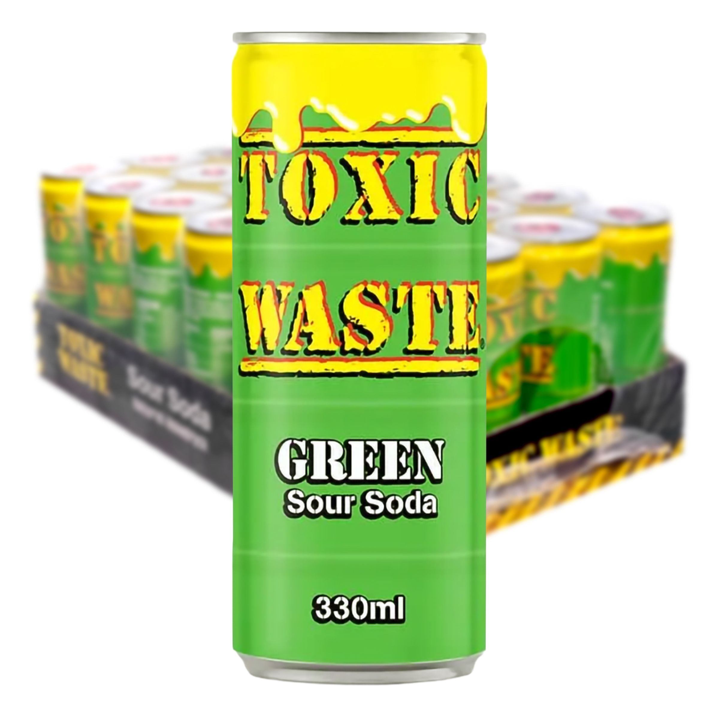 Toxic Waste Soda Green Storpack - 24 x 33 cl