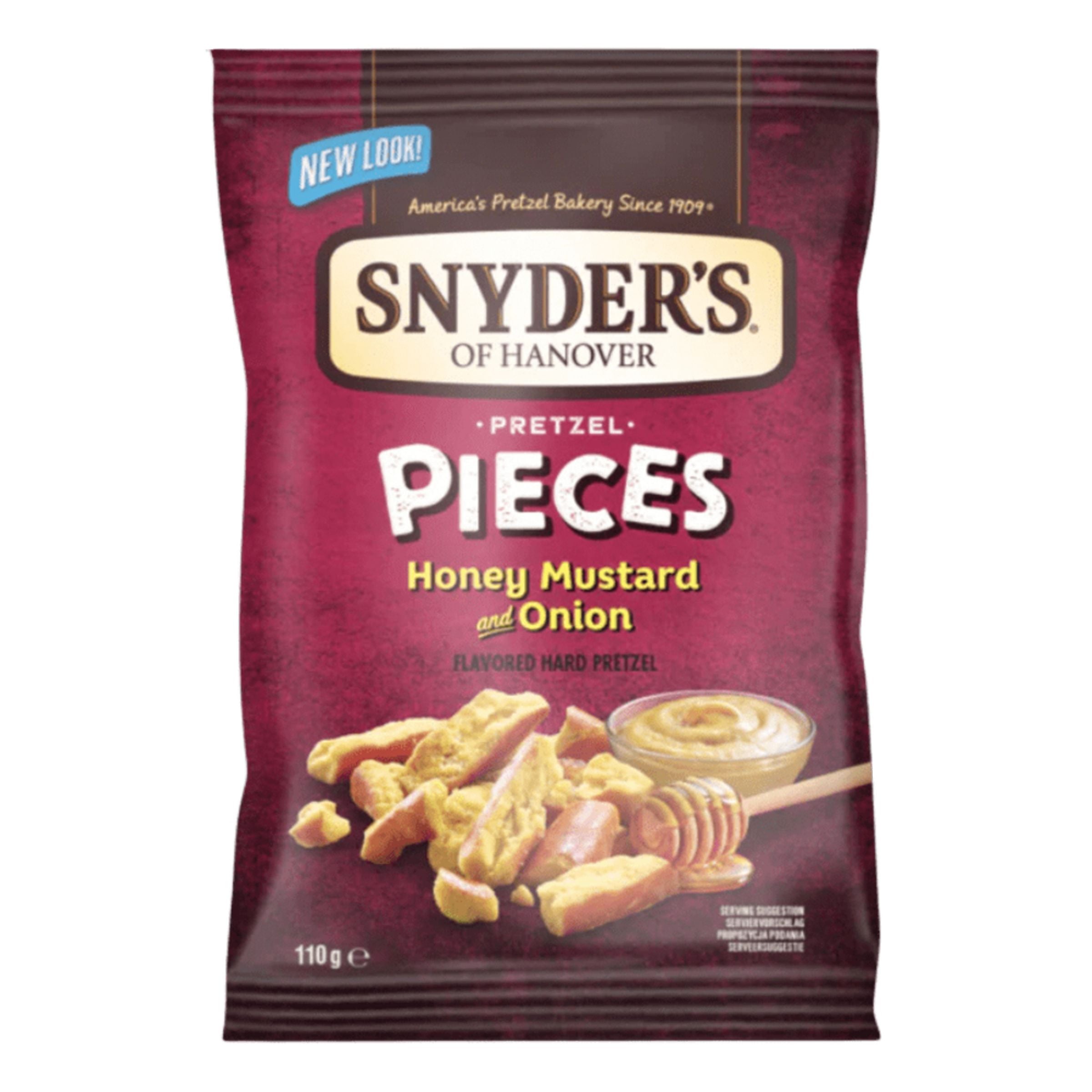 Snyders Pretzel Pieces Honey Mustard & Onion - 110 g