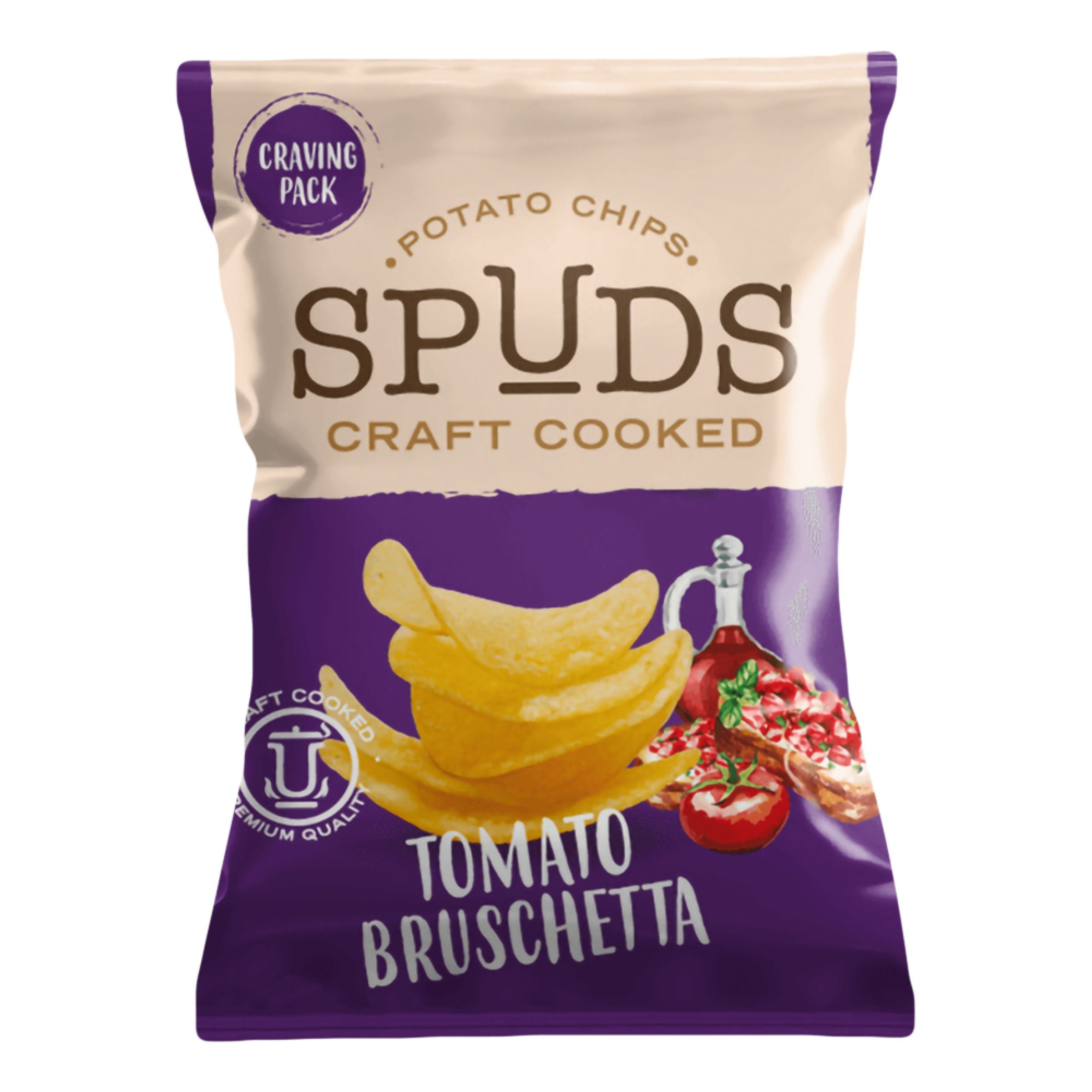 Spuds Craft Cooked Tomato & Bruschetta - 145 g