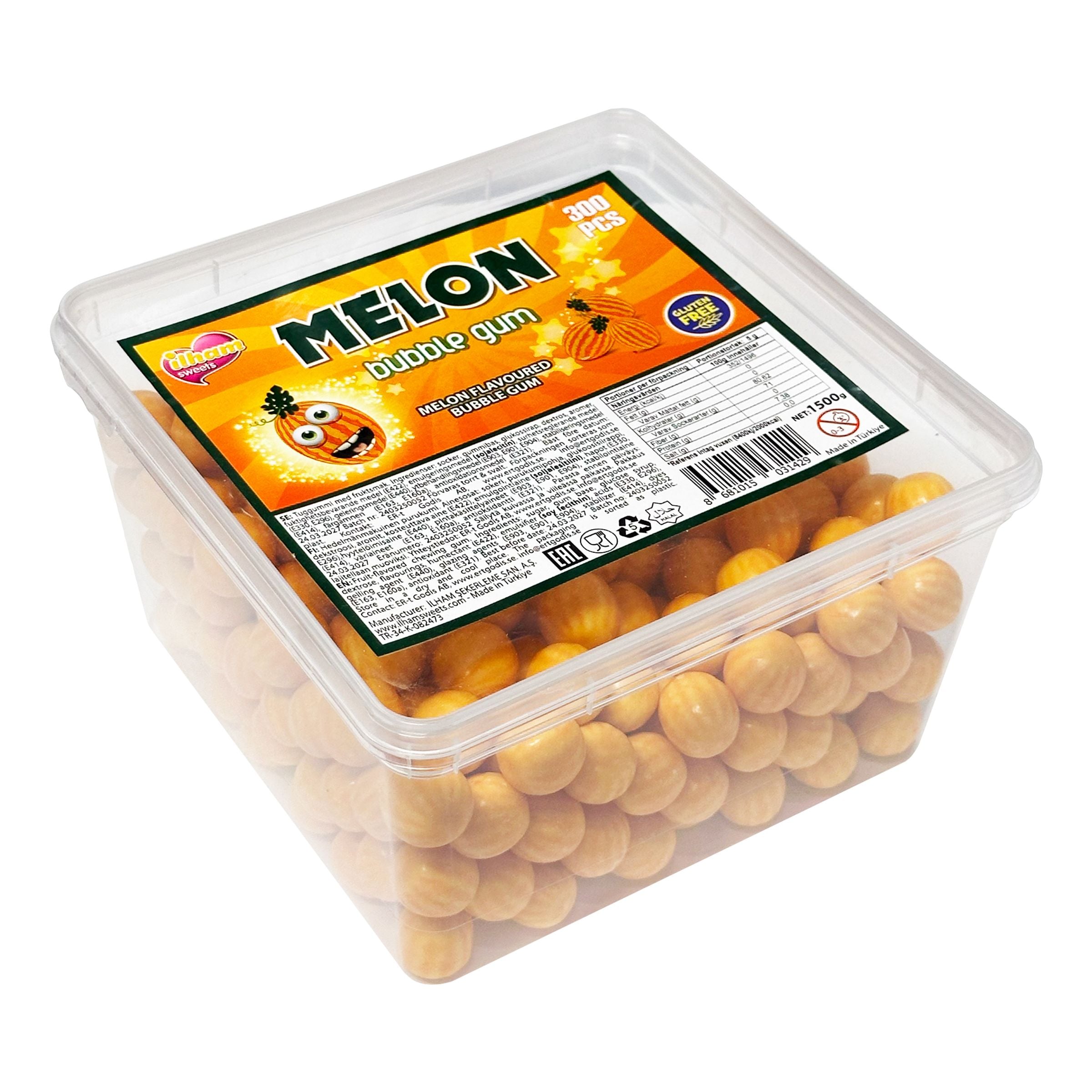 Melon Bubblegum Storpack - 1,5 kg