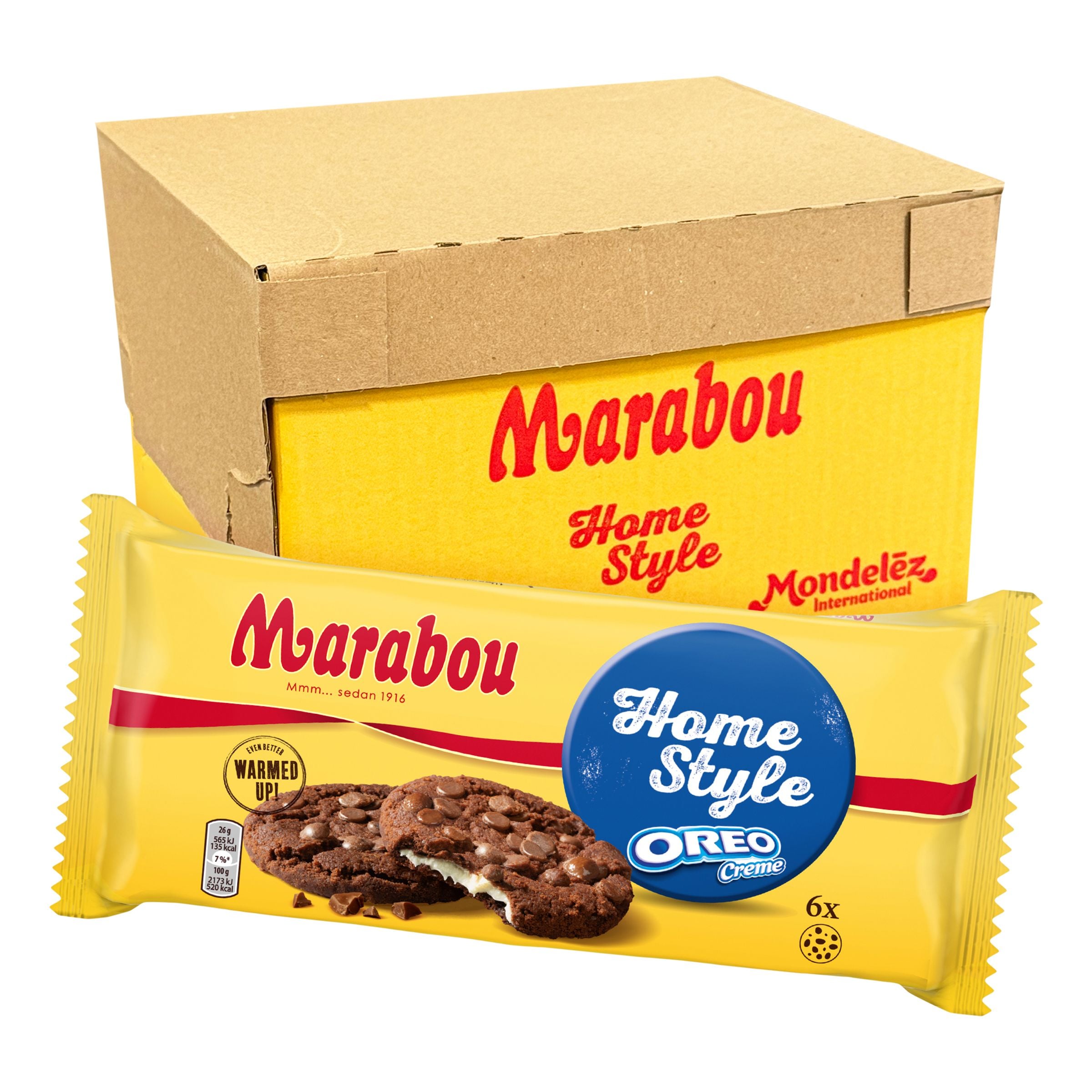 Marabou Home Style Oreo Storpack - 12 x 156 g