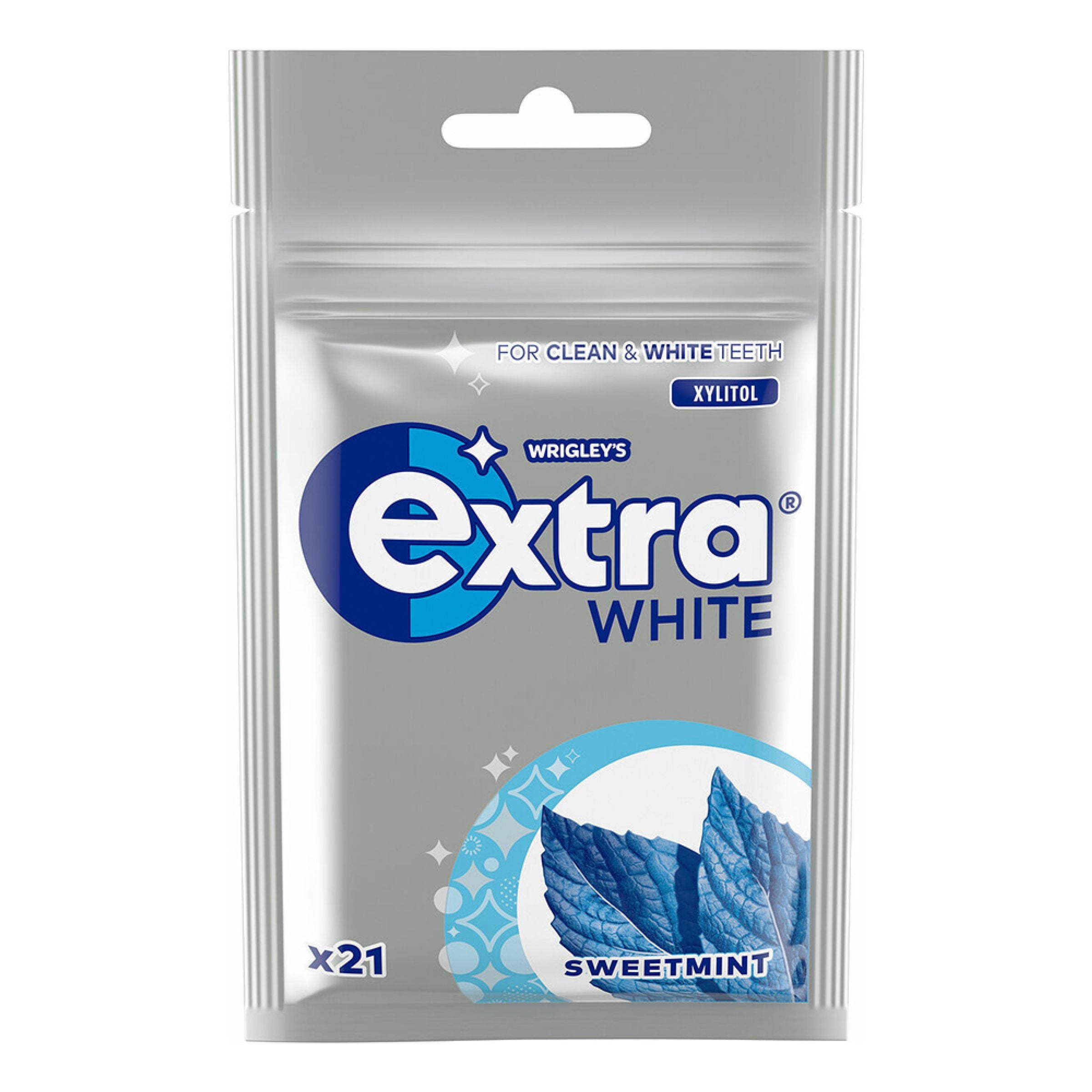 Extra White Sweet Mint Tuggummi - 29 g