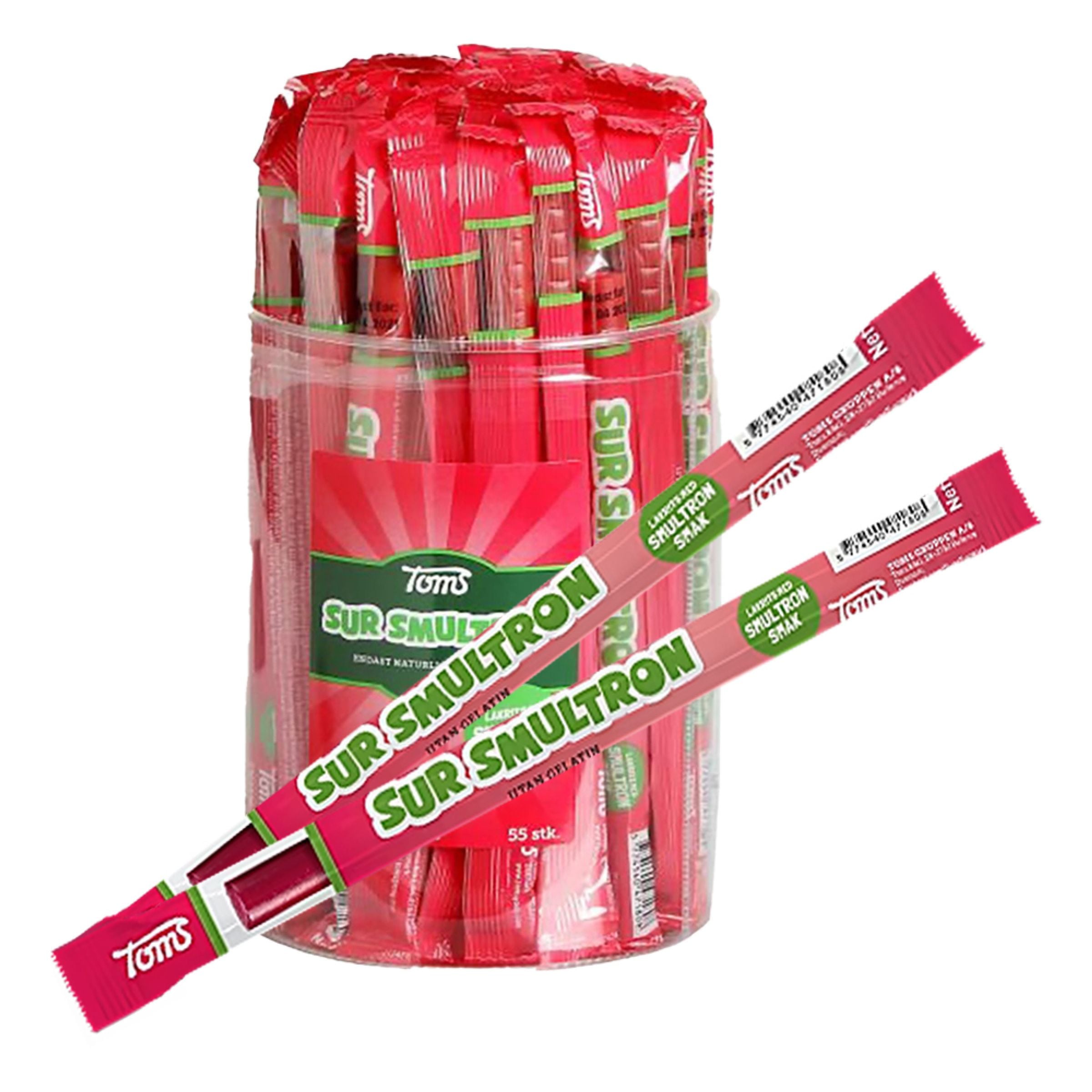 Pingvinstång Sur Smultron Storpack - 55 x 27 g