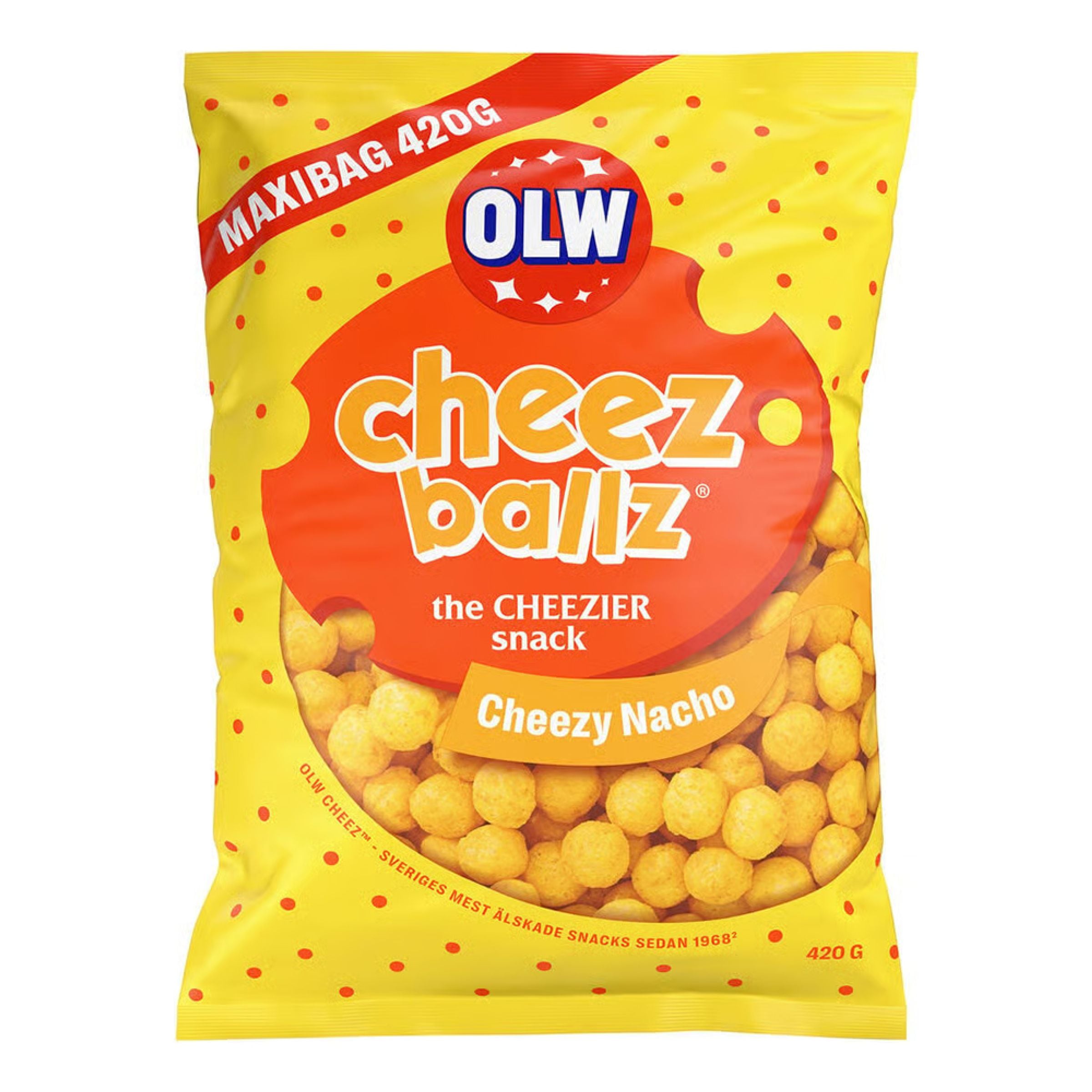 OLW Maxibag Cheez Balls - 420 g