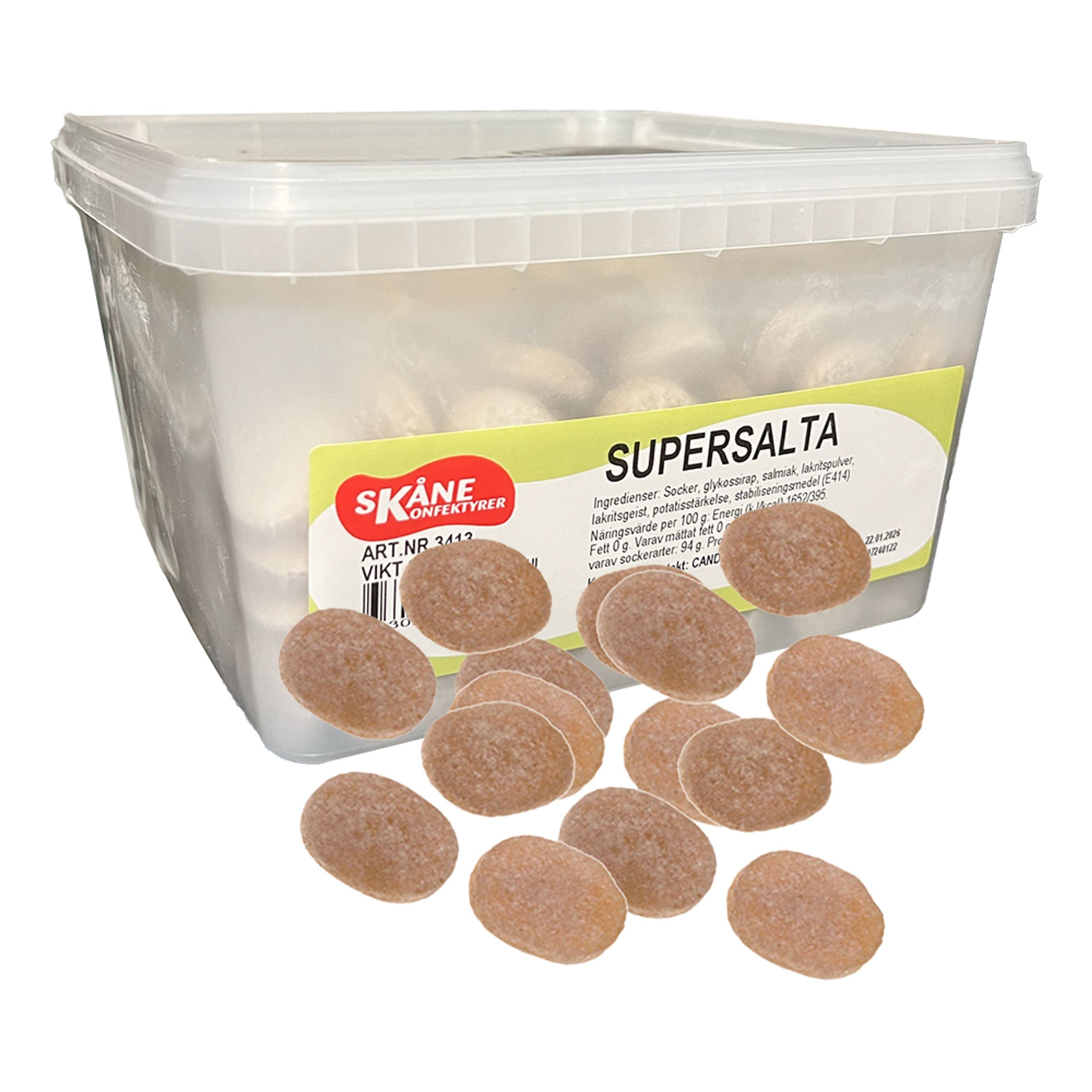 Skåne Konfektyrer Supersalta Storpack - 2 kg