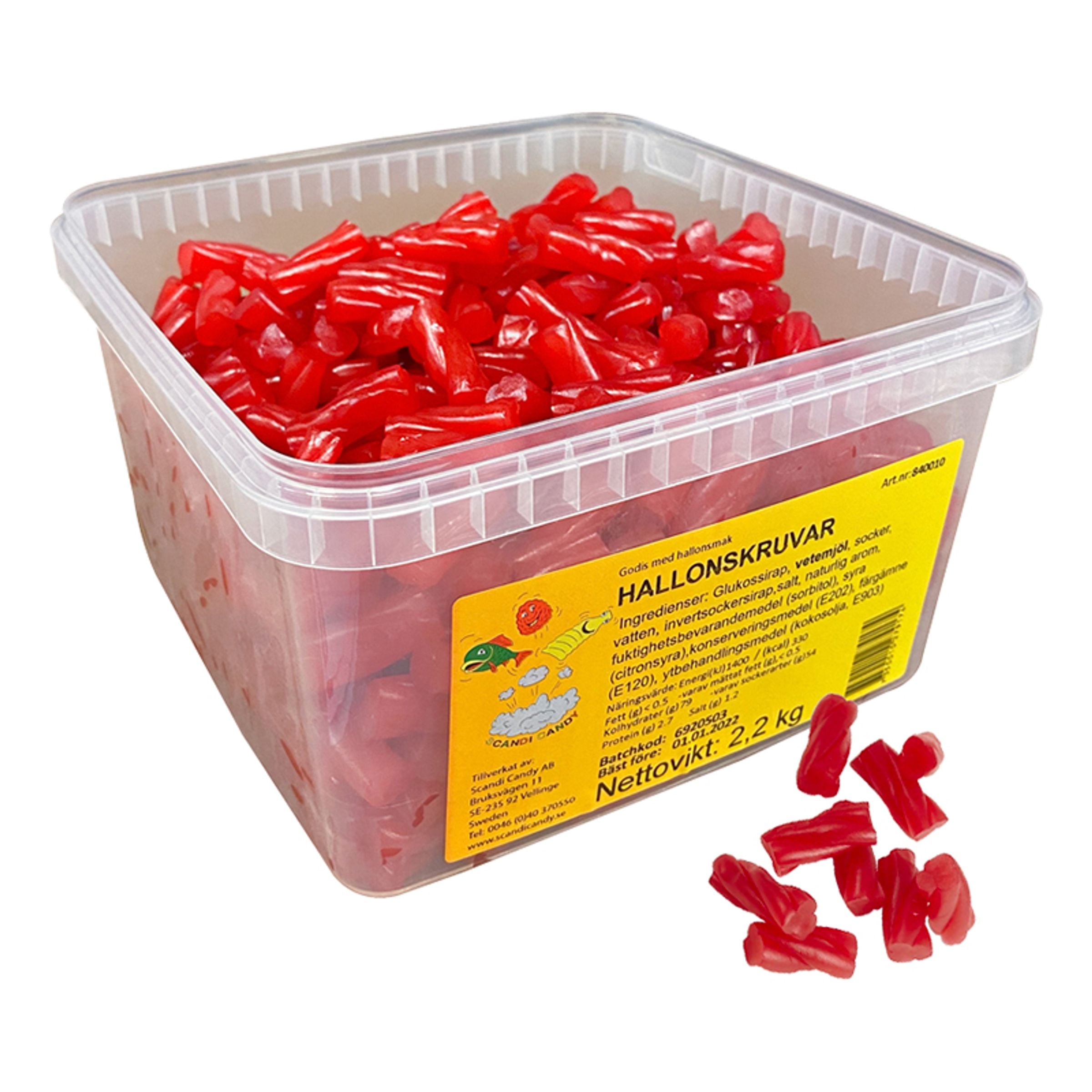 Hallonskruvar Storpack - 2,2 kg