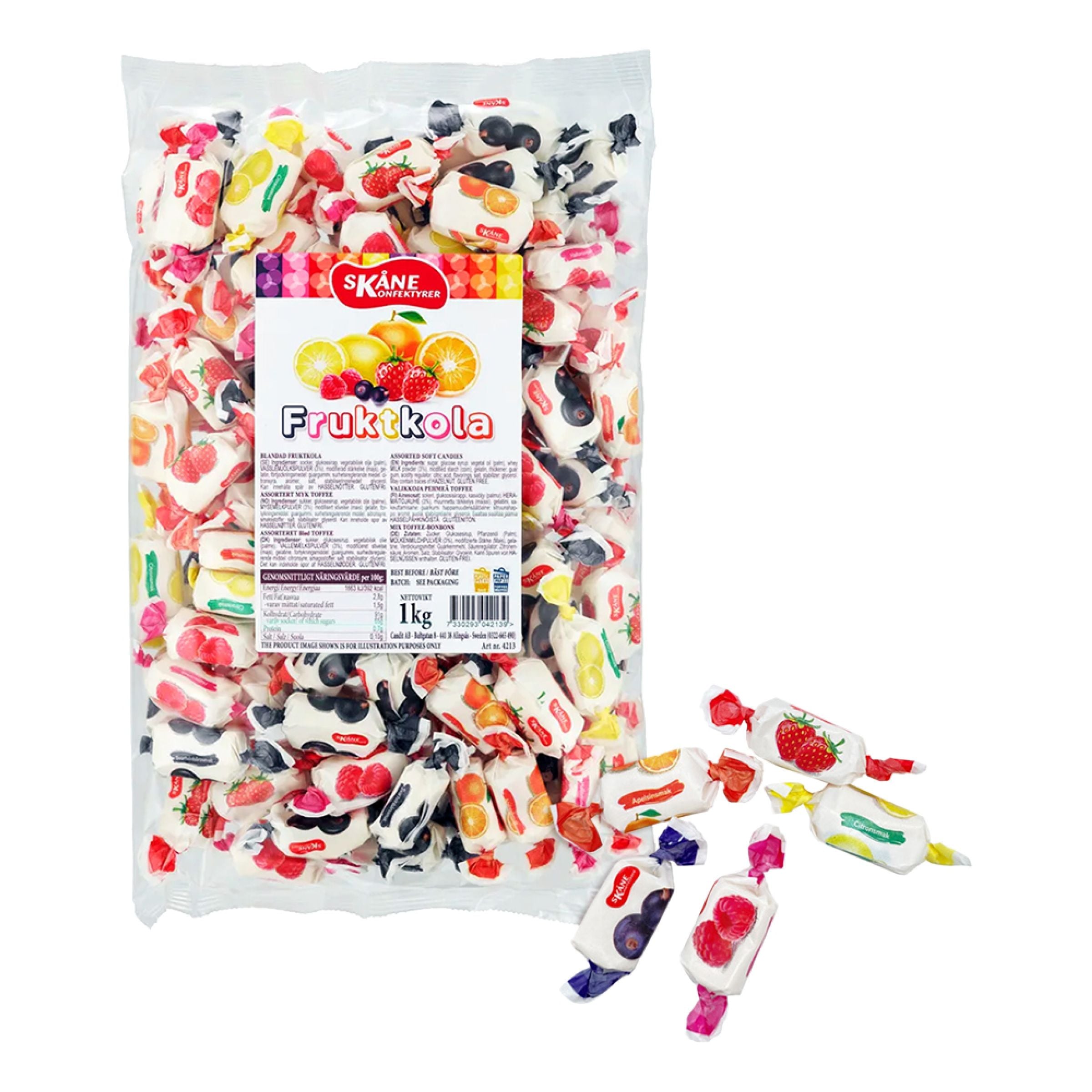Skåne Konfektyrer Fruktkola Storpack - 1 kg