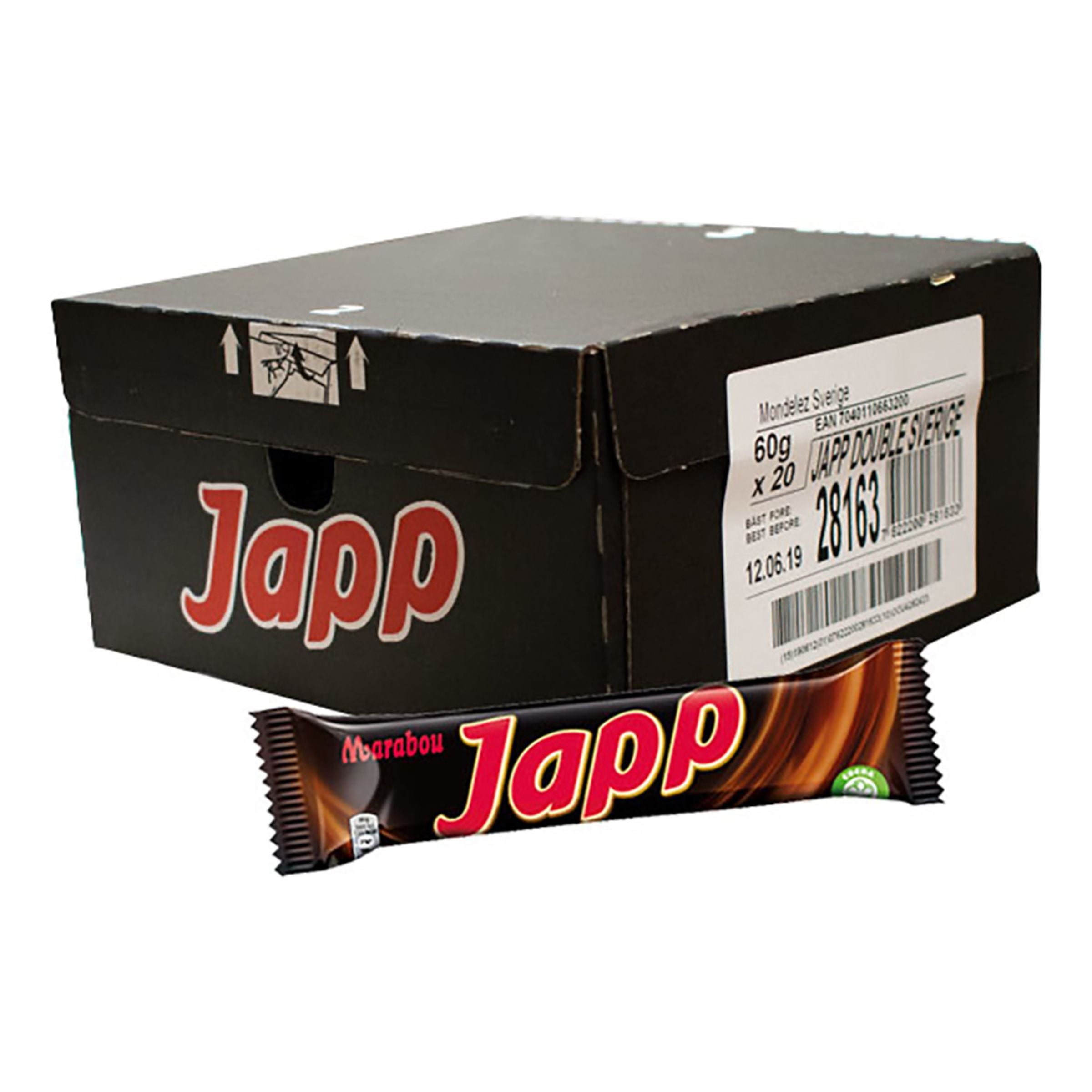 Marabou Dubbel Japp Storpack - 20 x 60 g